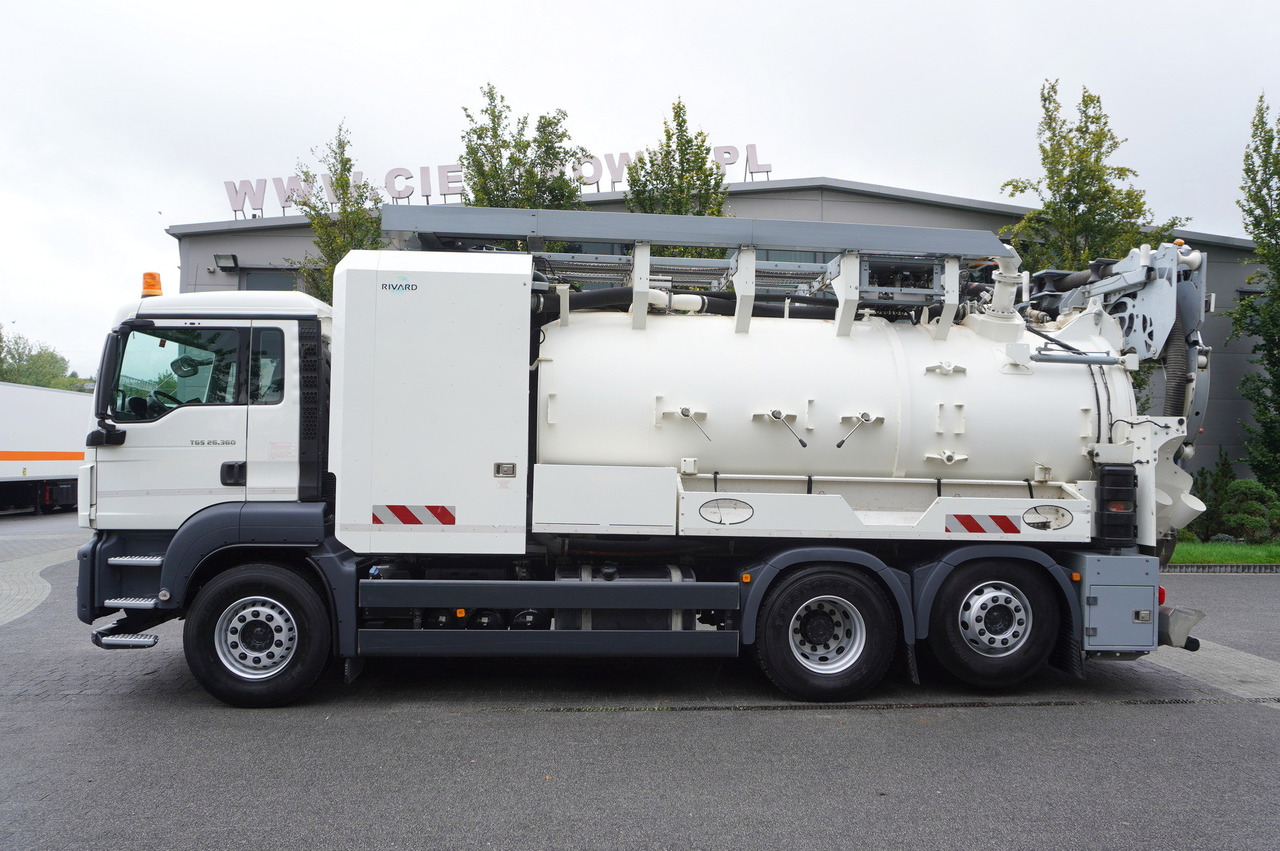 MAN TGS 26.360 E6 / RIVARD sewage cleaner 18 m3 / 180 tho. km / steering axle / 2 units - Vacuum truck: picture 3 MAN TGS 26.360 E6 / RIVARD sewage cleaner 18 m3 / 180 tho. km / steering axle / 2 units - Vacuum truck: picture 3