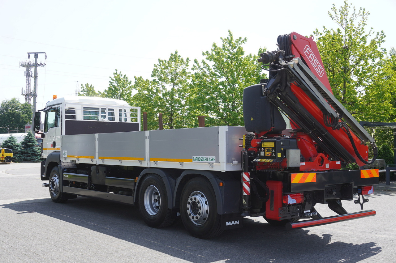 Crane truck MAN TGS 26.360 Flatbed / Fassi F175 7.7 T / steered 3rd axle: picture 6