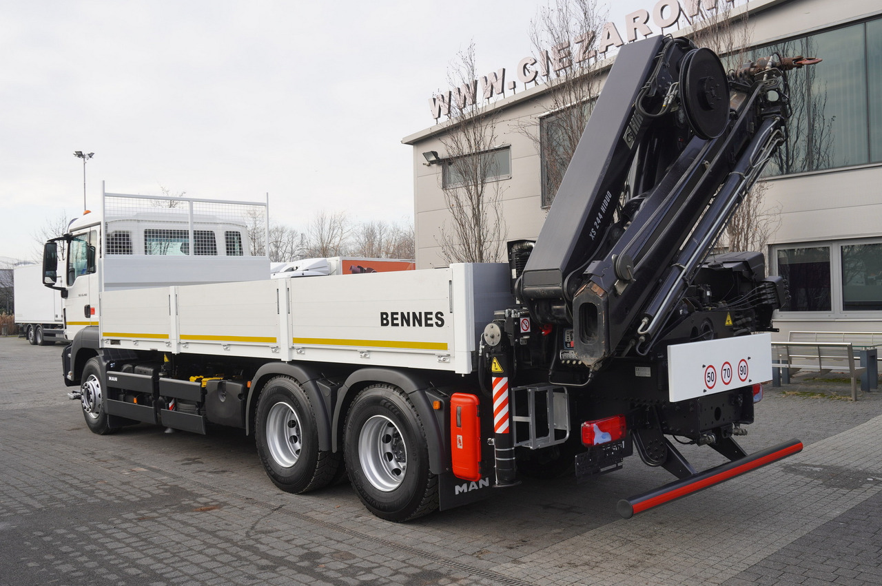 MAN TGS 26.400 / HDS HIAB 244 EP-4 HIDUO 8500 kg / 6x4 - Dropside/ Flatbed truck, Crane truck: picture 3 MAN TGS 26.400 / HDS HIAB 244 EP-4 HIDUO 8500 kg / 6x4 - Dropside/ Flatbed truck, Crane truck: picture 3