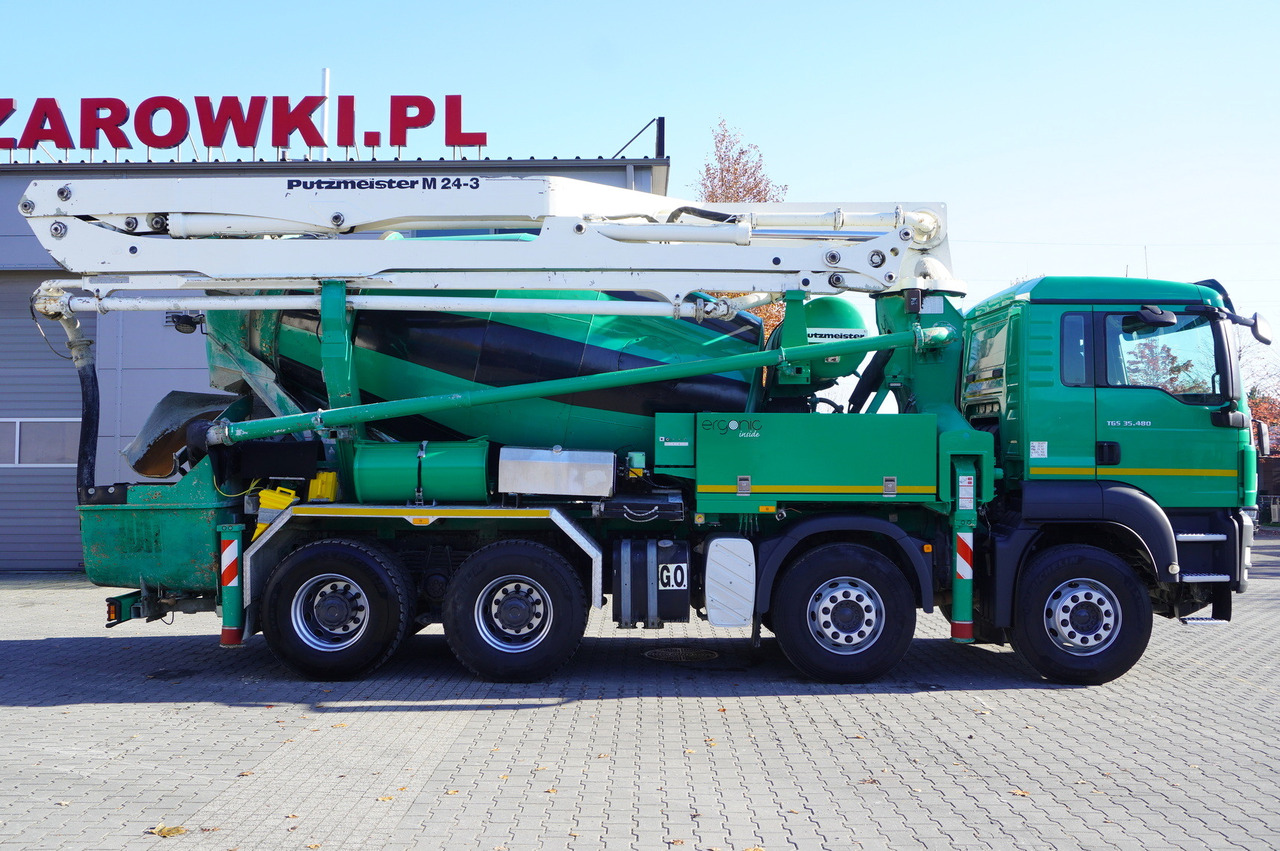 MAN TGS 35.480 8x4 Concrete Mixer Pump truck / Putzmeister M24-3 / 1600 MTH! - Concrete pump truck: picture 5 MAN TGS 35.480 8x4 Concrete Mixer Pump truck / Putzmeister M24-3 / 1600 MTH! - Concrete pump truck: picture 5