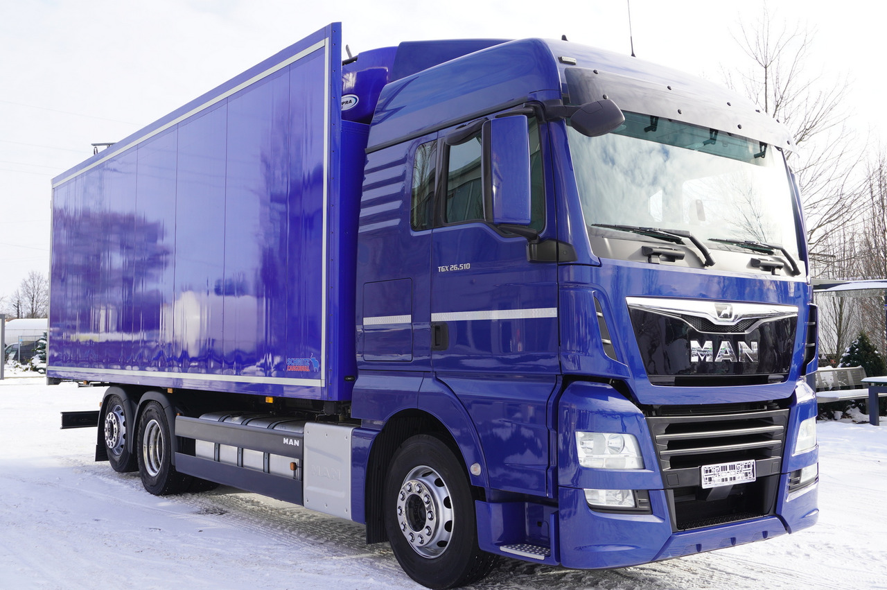 MAN TGX 26.510 6×2 E6 2021 / ATP/FRC / Schmitz FLOWER refrigerator 19 pallets / steering axle / 2 units - Refrigerator truck: picture 2 MAN TGX 26.510 6×2 E6 2021 / ATP/FRC / Schmitz FLOWER refrigerator 19 pallets / steering axle / 2 units - Refrigerator truck: picture 2