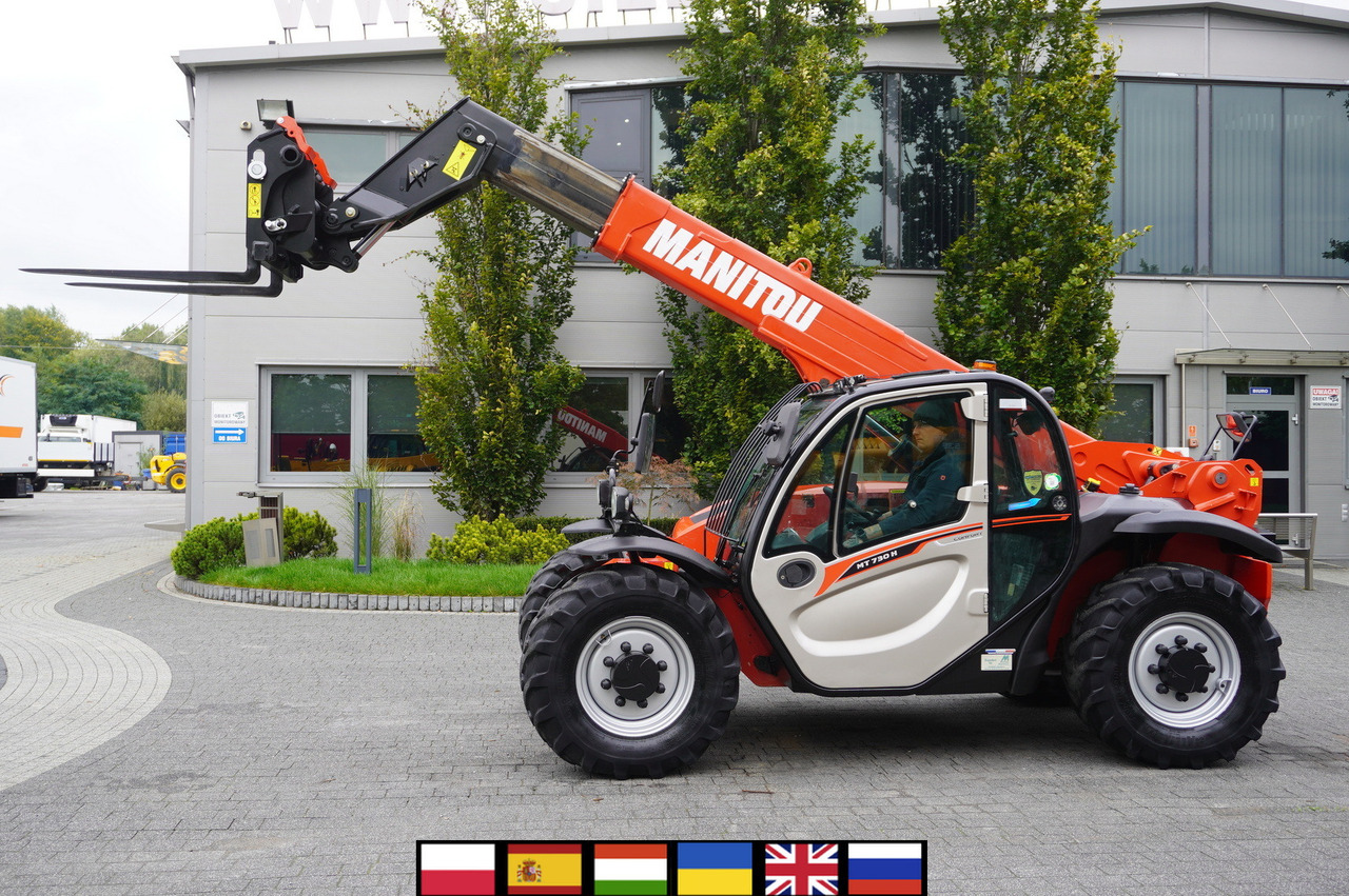 MANITOU MT 730 H / 7 m reach / 3 t / height 190 cm / 2900 MTH! / Joystick - Telescopic handler: picture 1 MANITOU MT 730 H / 7 m reach / 3 t / height 190 cm / 2900 MTH! / Joystick - Telescopic handler: picture 1