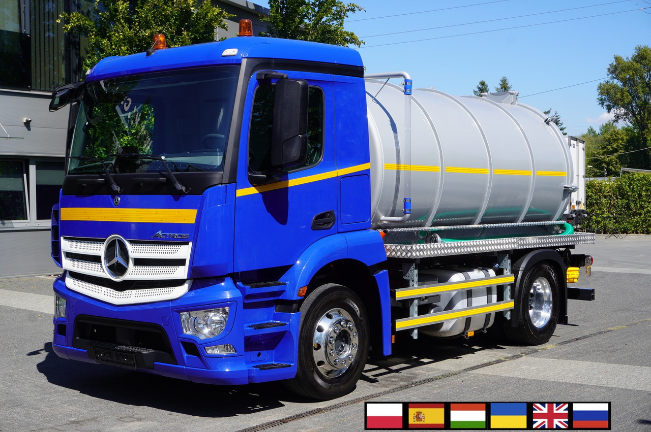 MERCEDES-BENZ Actros 18.35 LS / Body NEW septic tank (08/2025) 11000 l / 280000 kilometers! - Slurry tanker: picture 1 MERCEDES-BENZ Actros 18.35 LS / Body NEW septic tank (08/2025) 11000 l / 280000 kilometers! - Slurry tanker: picture 1