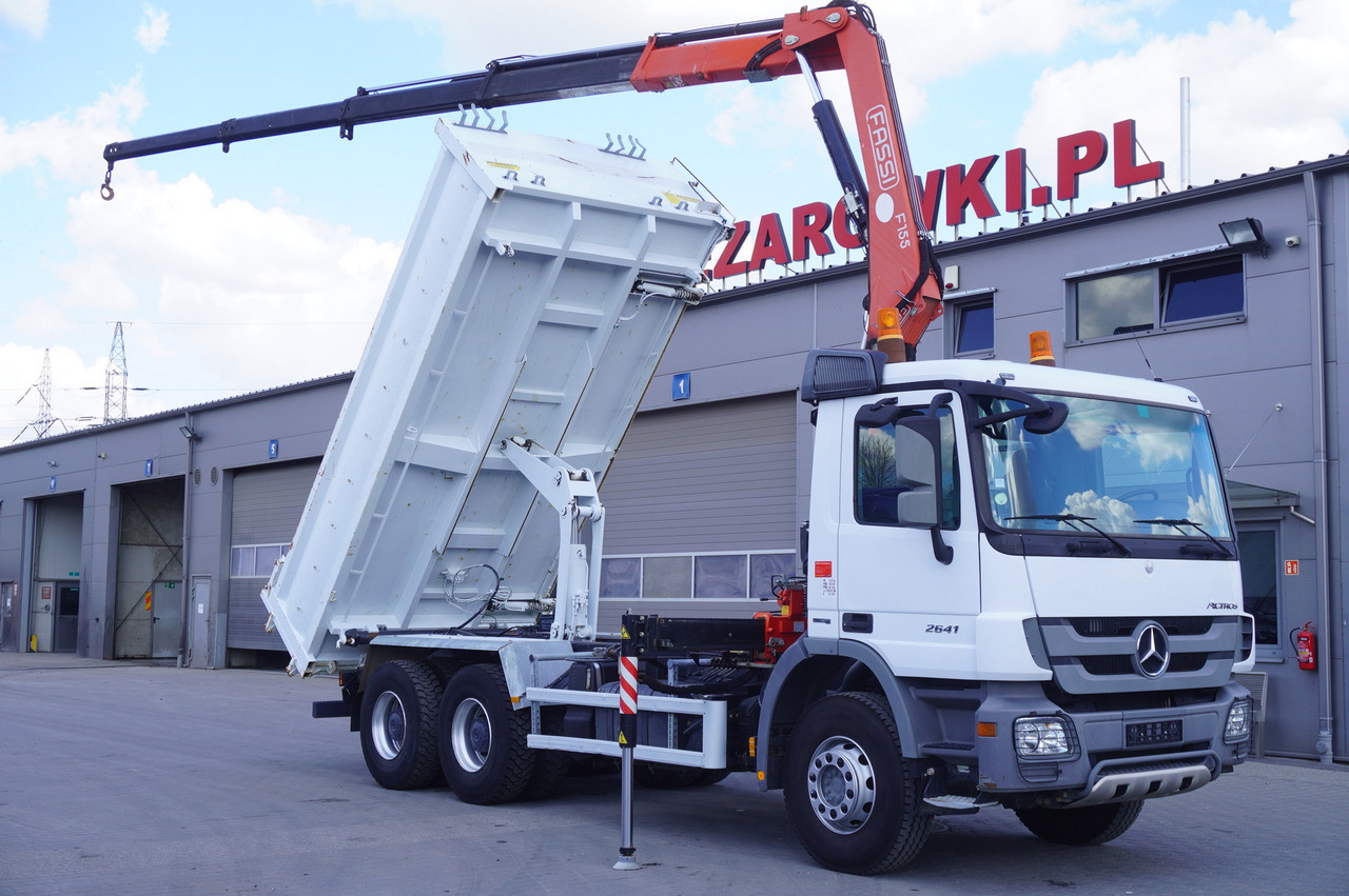 Mobile crane MERCEDES-BENZ Actros 2641 6×4 E5 / Crane / Dumper / 110000 km!: picture 1