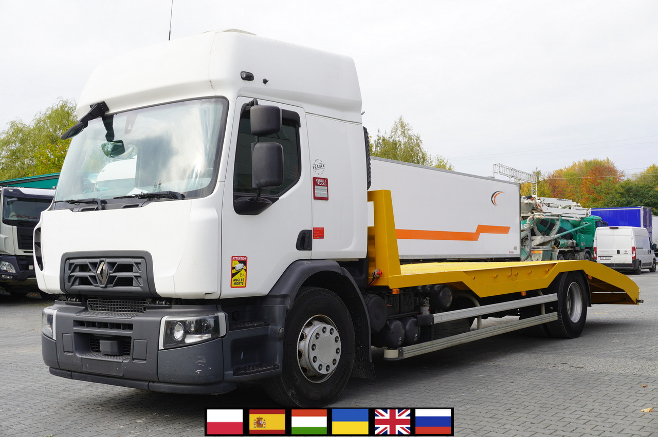 RENAULT D19 Wide Glob / 7.8 m NEW tow truck / 280 tho. km - Autotransporter truck: picture 1 RENAULT D19 Wide Glob / 7.8 m NEW tow truck / 280 tho. km - Autotransporter truck: picture 1