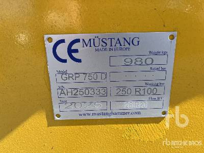 MUSTANG GRP750 D (Unused) - Grapple: picture 3 MUSTANG GRP750 D (Unused) - Grapple: picture 3