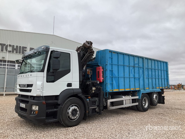 2010 Iveco Stralis 310 2010 Atlas 165.2E Knuckle Boom ... Dump Truck with Crane - Tipper: picture 1 2010 Iveco Stralis 310 2010 Atlas 165.2E Knuckle Boom ... Dump Truck with Crane - Tipper: picture 1