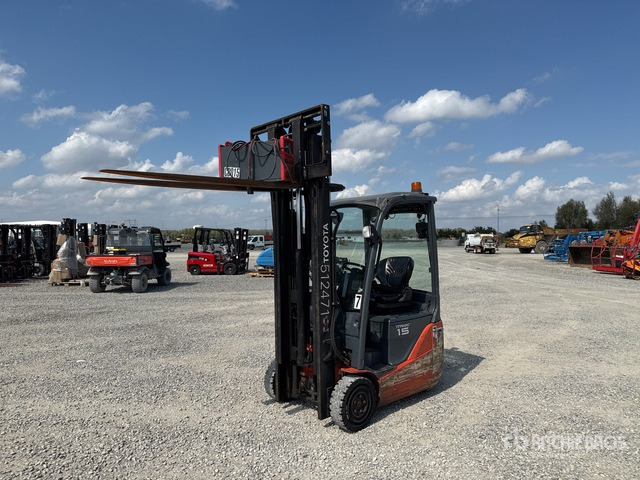 2017 Toyota 8FBET15 1500 kg Electric Forklift - Electric forklift: picture 1 2017 Toyota 8FBET15 1500 kg Electric Forklift - Electric forklift: picture 1