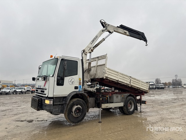 2022 Iveco Eurocargo 35 Bonfiglioli P10200L on 4x2 Dump Truck with Crane - Tipper: picture 1 2022 Iveco Eurocargo 35 Bonfiglioli P10200L on 4x2 Dump Truck with Crane - Tipper: picture 1
