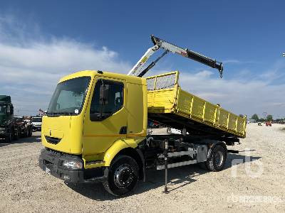 RENAULT MIDLUM 210 Bonfiglioli P5000L on 4x2 - Tipper, Crane truck: picture 1 RENAULT MIDLUM 210 Bonfiglioli P5000L on 4x2 - Tipper, Crane truck: picture 1