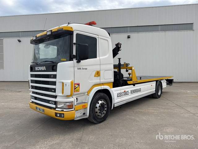 2003 Scania 4x2 Depanneuse Avec Grue Fassi ... Rollback Truck - Tow truck: picture 1 2003 Scania 4x2 Depanneuse Avec Grue Fassi ... Rollback Truck - Tow truck: picture 1