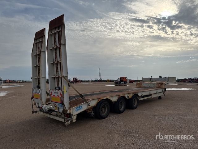 2006 Asca Demic Tri/A Remorque Porte-Engin Lowboy Trailer - Low loader semi-trailer: picture 3 2006 Asca Demic Tri/A Remorque Porte-Engin Lowboy Trailer - Low loader semi-trailer: picture 3