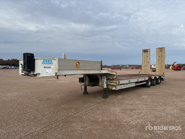 2006 Asca Demic Tri/A Remorque Porte-Engin Lowboy Trailer - Low loader semi-trailer: picture 1 2006 Asca Demic Tri/A Remorque Porte-Engin Lowboy Trailer - Low loader semi-trailer: picture 1