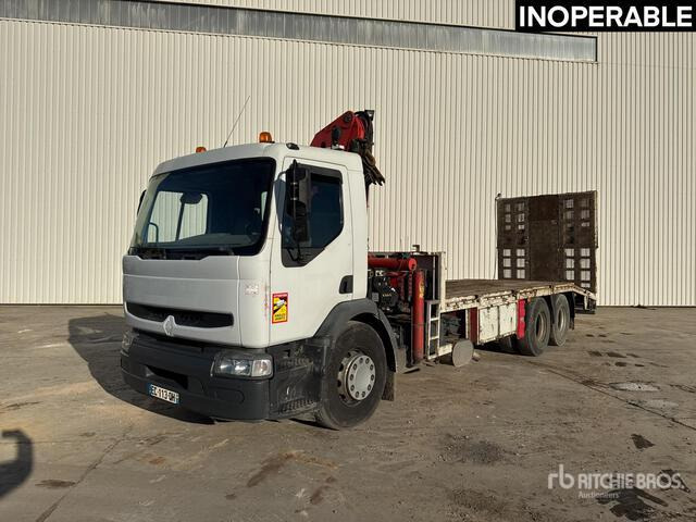 2006 Renault Premium 2006 Palfinger PK23500 on 6x2 C ... Flatbed Truck with Crane - Dropside/ Flatbed truck, Crane truck: picture 1 2006 Renault Premium 2006 Palfinger PK23500 on 6x2 C ... Flatbed Truck with Crane - Dropside/ Flatbed truck, Crane truck: picture 1