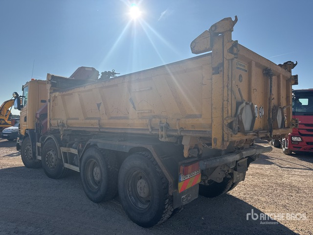 2009 Scania G420 2008 HMF 1720K2 3610 kg Articul ... Dump Truck with Crane - Tipper, Crane truck: picture 4 2009 Scania G420 2008 HMF 1720K2 3610 kg Articul ... Dump Truck with Crane - Tipper, Crane truck: picture 4