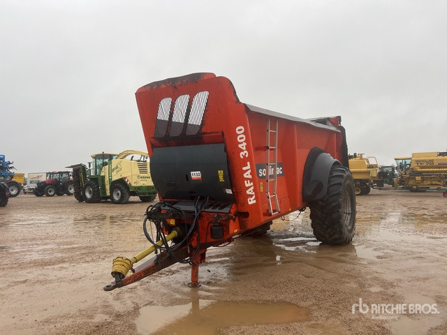 2011 Sodimac Rafal 3400 Epandeur A Fumier 1 Essieu S/A Manure Spreader - Manure spreader: picture 1 2011 Sodimac Rafal 3400 Epandeur A Fumier 1 Essieu S/A Manure Spreader - Manure spreader: picture 1