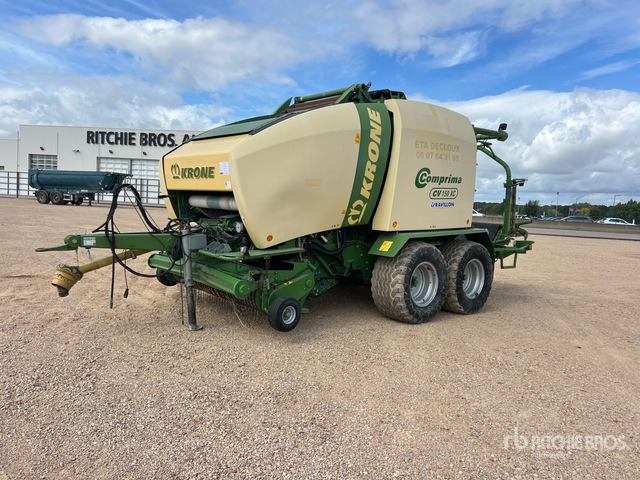 2012 Krone Comprima CV150XC Presse Enrubanneuse 2 Essieux T/A Round Baler - Round baler: picture 1 2012 Krone Comprima CV150XC Presse Enrubanneuse 2 Essieux T/A Round Baler - Round baler: picture 1