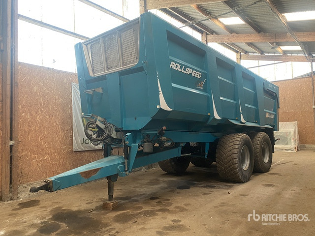 2018 Rolland Rollspeed 7845 T/A End Dump Remorque Agricole ... Grain Trailer - Farm tipping trailer/ Dumper: picture 1 2018 Rolland Rollspeed 7845 T/A End Dump Remorque Agricole ... Grain Trailer - Farm tipping trailer/ Dumper: picture 1