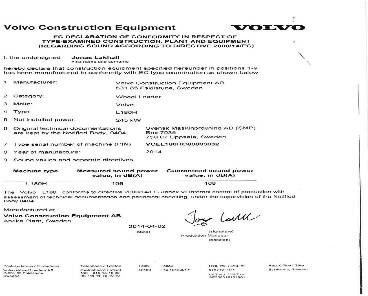 VOLVO L180H Chargeuse Sur Pneus - Wheel loader: picture 1 VOLVO L180H Chargeuse Sur Pneus - Wheel loader: picture 1