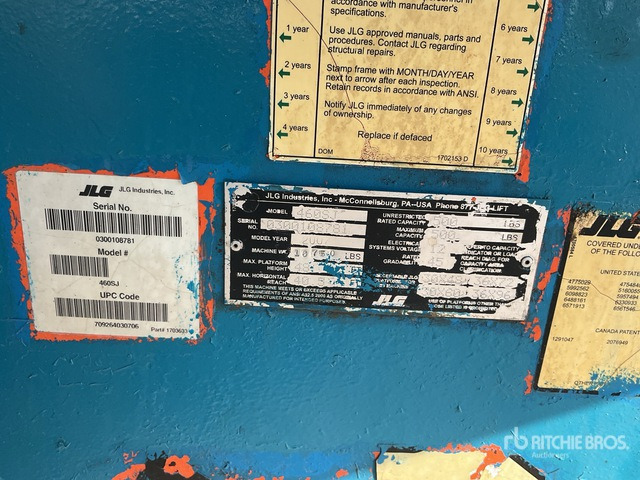 2007 JLG 460SJ 4WD Diesel Telescopic Boom Lift - Telescopic boom: picture 3 2007 JLG 460SJ 4WD Diesel Telescopic Boom Lift - Telescopic boom: picture 3