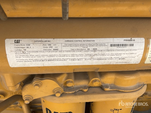 2020 Cat C32 1137 kVA Skid-Mounted Generator Set - Generator set: picture 5 2020 Cat C32 1137 kVA Skid-Mounted Generator Set - Generator set: picture 5