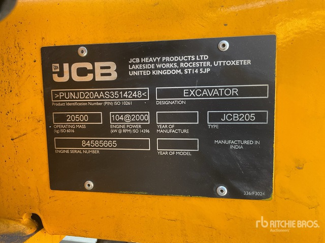 2025 JCB 205 (Unused) Tracked Excavator - Crawler excavator: picture 3 2025 JCB 205 (Unused) Tracked Excavator - Crawler excavator: picture 3