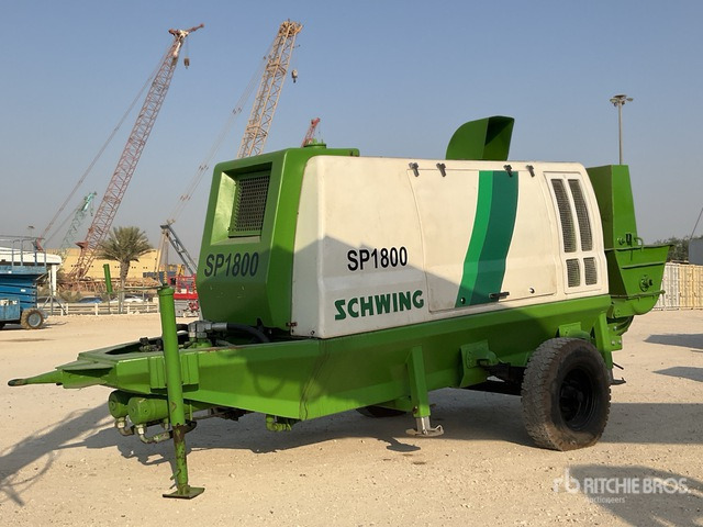 Schwing SP1800 - Stationary concrete pump: picture 1 Schwing SP1800 - Stationary concrete pump: picture 1