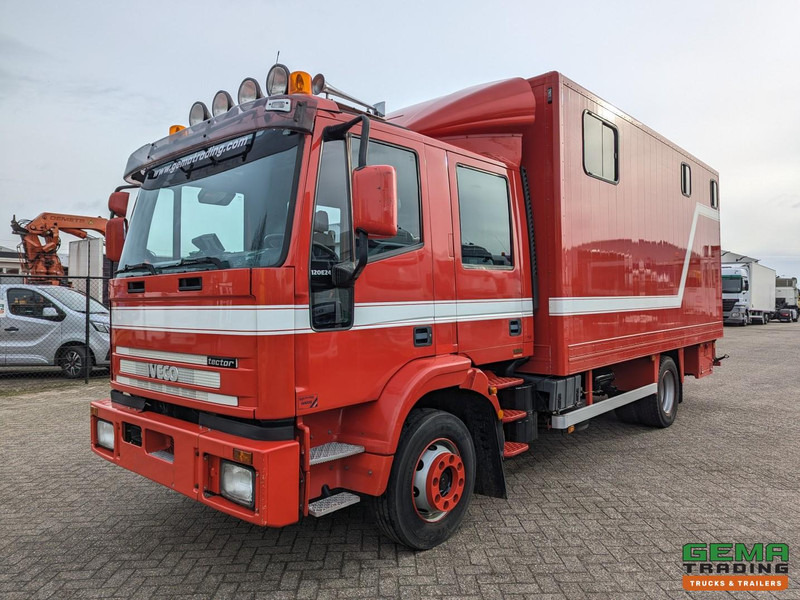 Iveco Tector ML120E24D 4x2 Euro3 DubbelCabine - Paardenwagen 3-Paards - Kleedruimte - Hydraulische klep- TOP! - Horse truck: picture 2 Iveco Tector ML120E24D 4x2 Euro3 DubbelCabine - Paardenwagen 3-Paards - Kleedruimte - Hydraulische klep- TOP! - Horse truck: picture 2