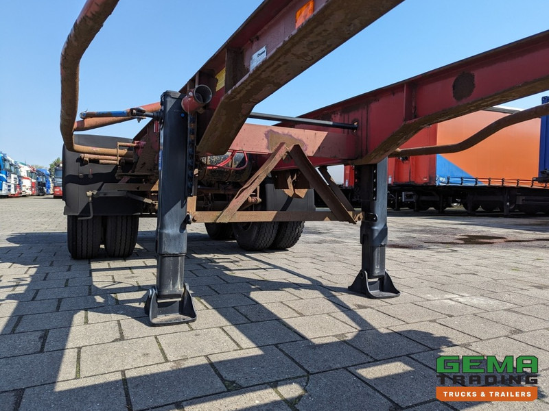 Container transporter/ Swap body semi-trailer Krone SZC 20FT 2-Assen ROR - STEEL Suspension - DOUBLE tires - DrumBrakes  (O1869): picture 7