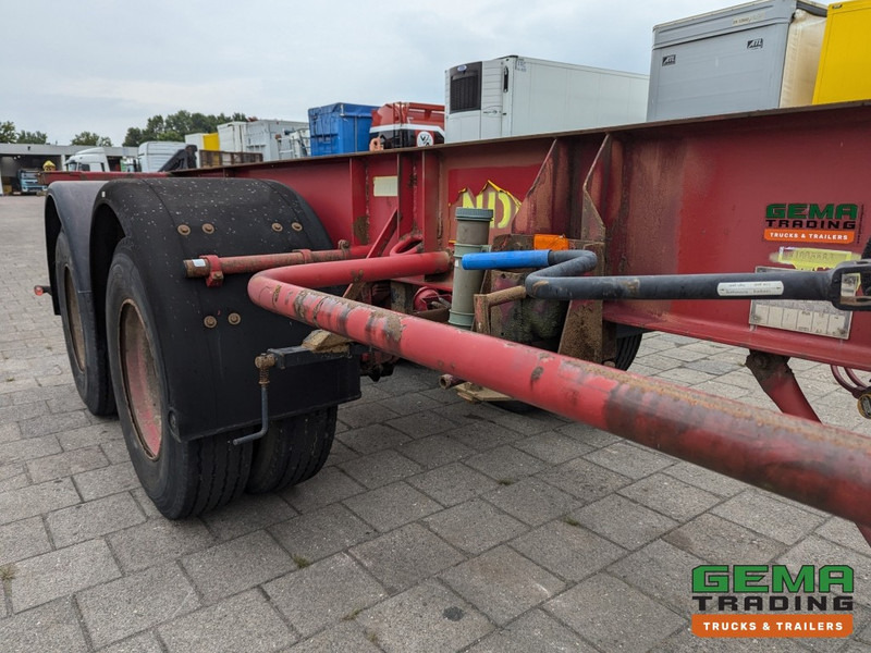 Container transporter/ Swap body semi-trailer Krone SZC 20FT 2-Assen ROR - STEEL Suspension - DOUBLE tires - DrumBrakes (O1916): picture 11