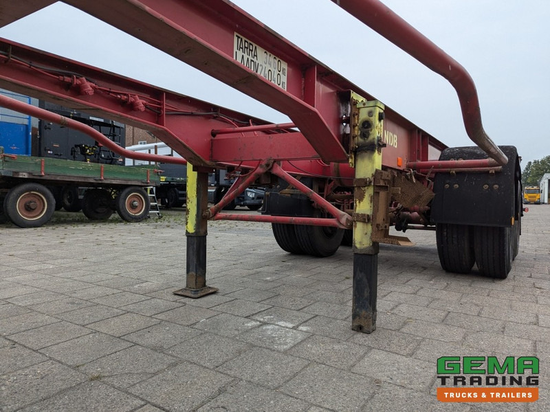 Container transporter/ Swap body semi-trailer Krone SZC 20FT 2-Assen ROR - STEEL Suspension - DOUBLE tires - DrumBrakes (O1916): picture 10