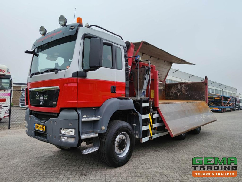 MAN TGS 26.400 6x6 4 Daycab Euro4 - HMF1643Z2 - Hyva 2-Zijdige Kipper 5.4m. - REBUILT ENGINE - TOP! (V584) - Tipper, Crane truck: picture 2 MAN TGS 26.400 6x6 4 Daycab Euro4 - HMF1643Z2 - Hyva 2-Zijdige Kipper 5.4m. - REBUILT ENGINE - TOP! (V584) - Tipper, Crane truck: picture 2