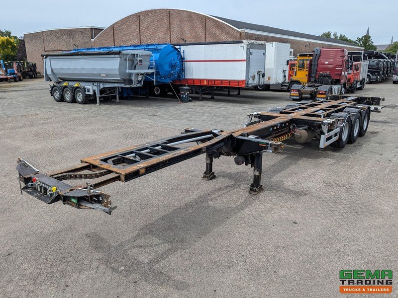Pacton T3-010 3-Assen SAF - MULTI - Trommelremmen - LiftAs - 3x Uitschuifbaar - Container transporter/ Swap body semi-trailer: picture 1 Pacton T3-010 3-Assen SAF - MULTI - Trommelremmen - LiftAs - 3x Uitschuifbaar - Container transporter/ Swap body semi-trailer: picture 1