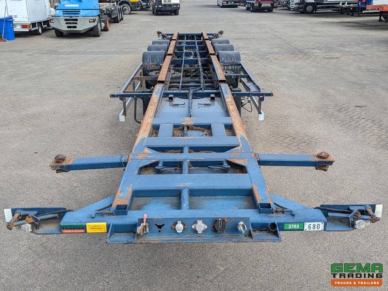Container transporter/ Swap body semi-trailer Renders RMOC 12 27CC 3-Assen BPW - Dubbellucht - Trommelremmen - 40FT - Schotelhoogte 105cm: picture 6