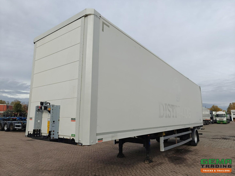 System Tailer GSTFS 10 1-As SAF - CITY - StuurAs - Gesloten opbouw 11.10m + Laadklep 2500KG - Accubak - Closed box semi-trailer: picture 1 System Tailer GSTFS 10 1-As SAF - CITY - StuurAs - Gesloten opbouw 11.10m + Laadklep 2500KG - Accubak - Closed box semi-trailer: picture 1