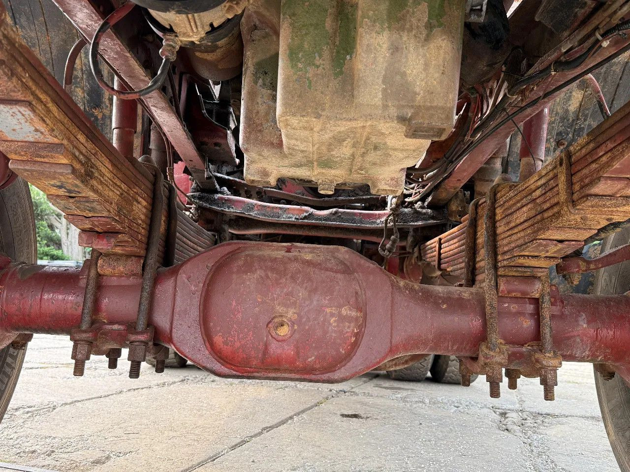Dropside/ Flatbed truck Mercedes-Benz SK 2628 V8 6X6 Platform Spring/Spring Manual gea: picture 9