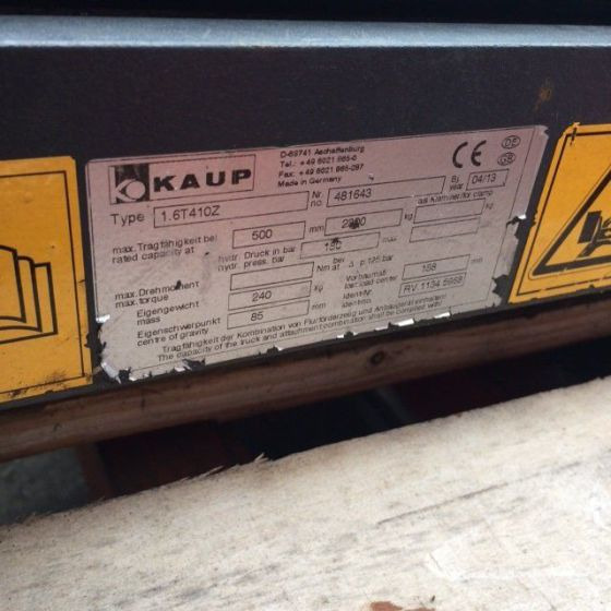 Kaup Forkpositioner with separate sideshift - Attachment for Material handling equipment: picture 1 Kaup Forkpositioner with separate sideshift - Attachment for Material handling equipment: picture 1