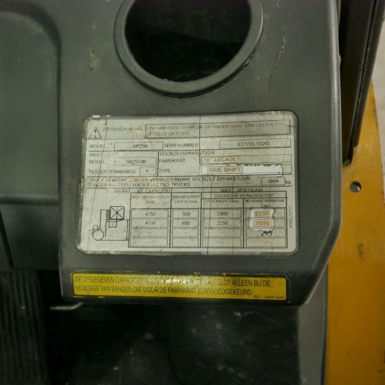 Caterpillar GP25N - LPG forklift: picture 5 Caterpillar GP25N - LPG forklift: picture 5
