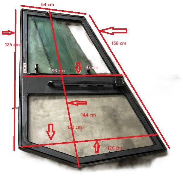 Left door for Linde H60-80, Series 396 - Door and parts for Material handling equipment: picture 1 Left door for Linde H60-80, Series 396 - Door and parts for Material handling equipment: picture 1