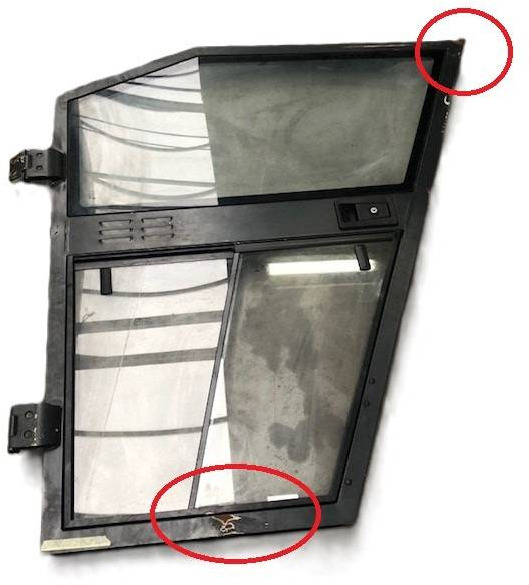 Left door for Linde H60-80, Series 396 - Door and parts for Material handling equipment: picture 3 Left door for Linde H60-80, Series 396 - Door and parts for Material handling equipment: picture 3