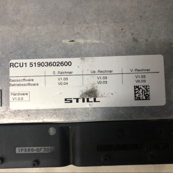 Motor controller RCU1 for Still - ECU for Material handling equipment: picture 2 Motor controller RCU1 for Still - ECU for Material handling equipment: picture 2