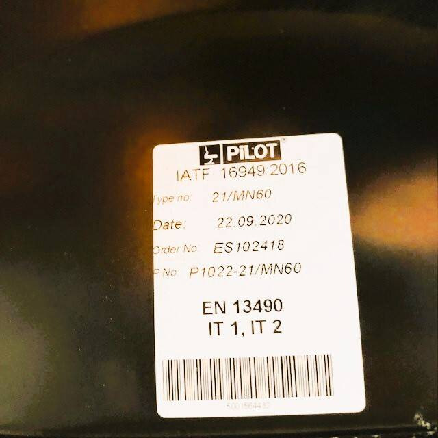 Pilot Seat 21/MN60 - Cab and interior for Material handling equipment: picture 4 Pilot Seat 21/MN60 - Cab and interior for Material handling equipment: picture 4
