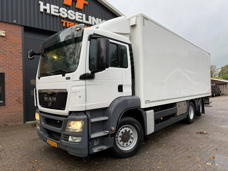 MAN TGS 26.320 Koffer Stuuras AHK 3.000KG LBW 373.230KM! NL Truck APK/TUV 18-03-2026 - Box truck: picture 1 MAN TGS 26.320 Koffer Stuuras AHK 3.000KG LBW 373.230KM! NL Truck APK/TUV 18-03-2026 - Box truck: picture 1