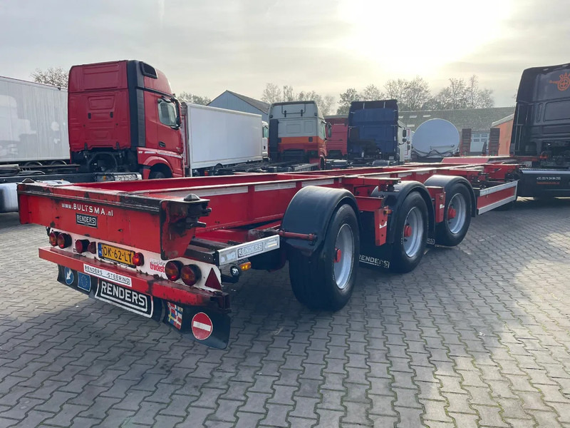 Renders ROC 16.27CC X-Steering 2x 20 40 45 FT HC Stuuras Liftas Banden 70% - Container transporter/ Swap body semi-trailer: picture 3 Renders ROC 16.27CC X-Steering 2x 20 40 45 FT HC Stuuras Liftas Banden 70% - Container transporter/ Swap body semi-trailer: picture 3