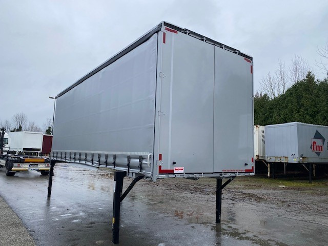 Krone BDF-System 7.450 mm lang, LACK NEU in weißaluminium - Curtainside swap body: picture 2 Krone BDF-System 7.450 mm lang, LACK NEU in weißaluminium - Curtainside swap body: picture 2