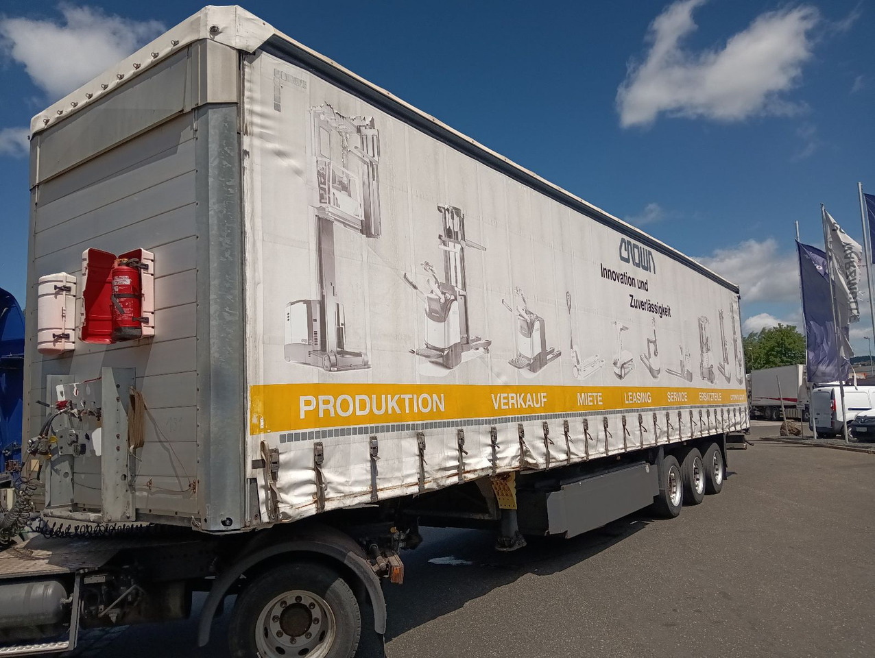 Schmitz Cargobull SCS24 DOPPELSTOCK HUBDACH Lift SAF 455/40R22,5 - Curtainsider semi-trailer: picture 1 Schmitz Cargobull SCS24 DOPPELSTOCK HUBDACH Lift SAF 455/40R22,5 - Curtainsider semi-trailer: picture 1