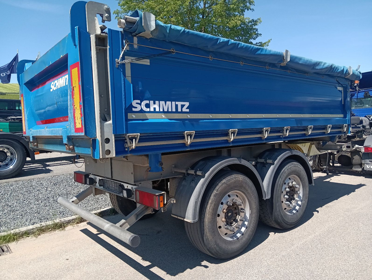 Schmitz Cargobull ZKI 18 Tandem 3-Seiten Kipper ALU ALCOA Rollplan - Tipper trailer: picture 2 Schmitz Cargobull ZKI 18 Tandem 3-Seiten Kipper ALU ALCOA Rollplan - Tipper trailer: picture 2