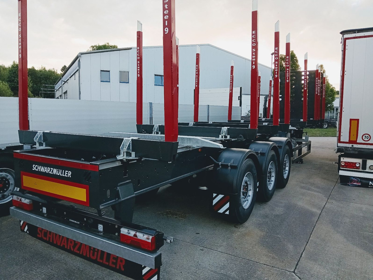 Schwarzmüller 3-A Rungensattel 8xRungSchemel 5800kg NEU sofort Schwarzmüller 3-A Rungensattel 8xRungSchemel 5800kg NEU sofort - Timber semi-trailer: picture 3 Schwarzmüller 3-A Rungensattel 8xRungSchemel 5800kg NEU sofort Schwarzmüller 3-A Rungensattel 8xRungSchemel 5800kg NEU sofort - Timber semi-trailer: picture 3