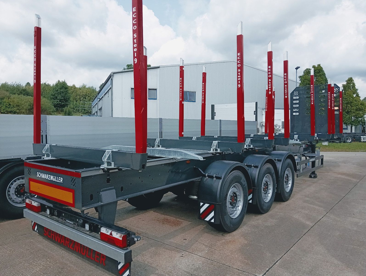 Schwarzmüller 3-A Rungensattel 8xRungSchemel 5800kg NEU sofort Schwarzmüller 3-A Rungensattel 8xRungSchemel 5800kg NEU sofort - Timber semi-trailer: picture 1 Schwarzmüller 3-A Rungensattel 8xRungSchemel 5800kg NEU sofort Schwarzmüller 3-A Rungensattel 8xRungSchemel 5800kg NEU sofort - Timber semi-trailer: picture 1