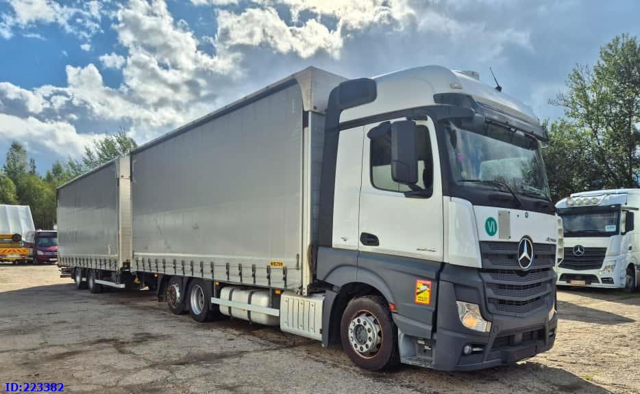 MERCEDES-BENZ Actros 2542 6x2 Euro6 + Wielton trailer - Curtainsider truck: picture 4 MERCEDES-BENZ Actros 2542 6x2 Euro6 + Wielton trailer - Curtainsider truck: picture 4